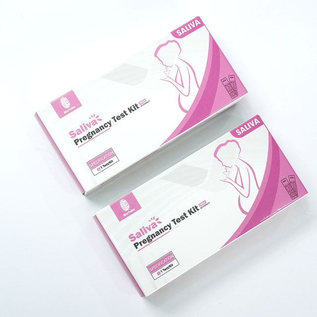 Kit de prueba rápida de embarazo en saliva (HCG) (ensayo inmunocromatográfico)