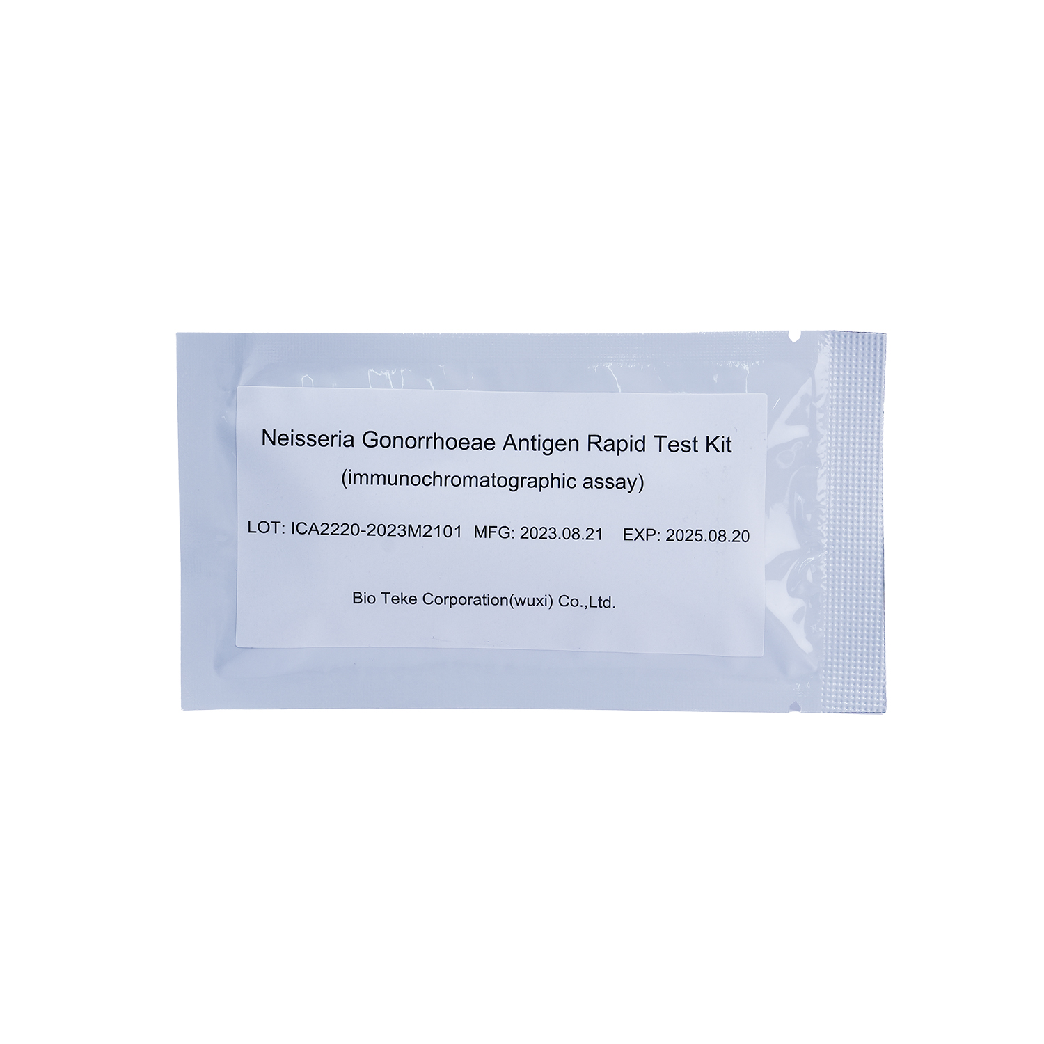 Kit de prueba rápida de antígeno de Neisseria Gonorrhoeae (ensayo inmunocromatográfico)