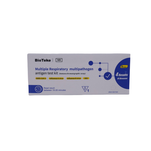 Bioteke 4 en 1 Covid-19, gripe A+B, Kit de prueba rápida de antígeno RSV