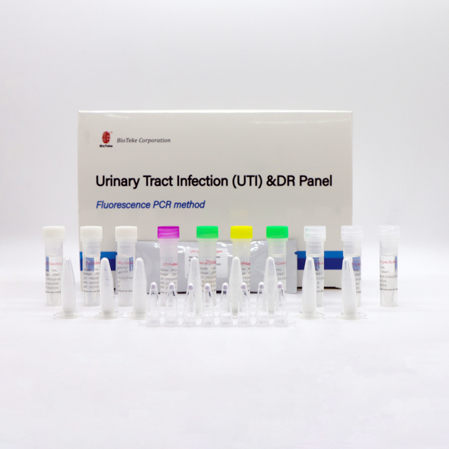 Panel de infección del tracto urinario (ITU) y DR (método de PCR de fluorescencia) 