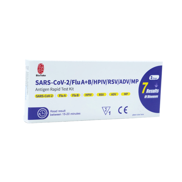 Kit de prueba rápida de antígeno SARS-CoV-2/Gripe A+B/HPIV/RSV/ADV/MP