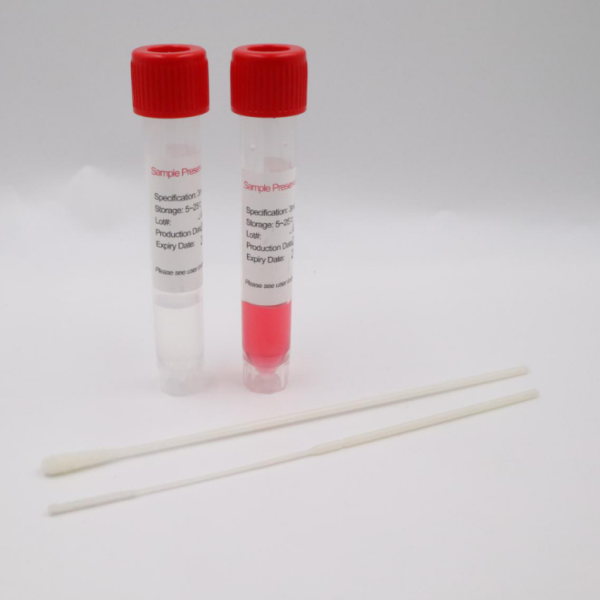 Oral con hisopo nasal para almacenamiento de muestras Kit de muestreo