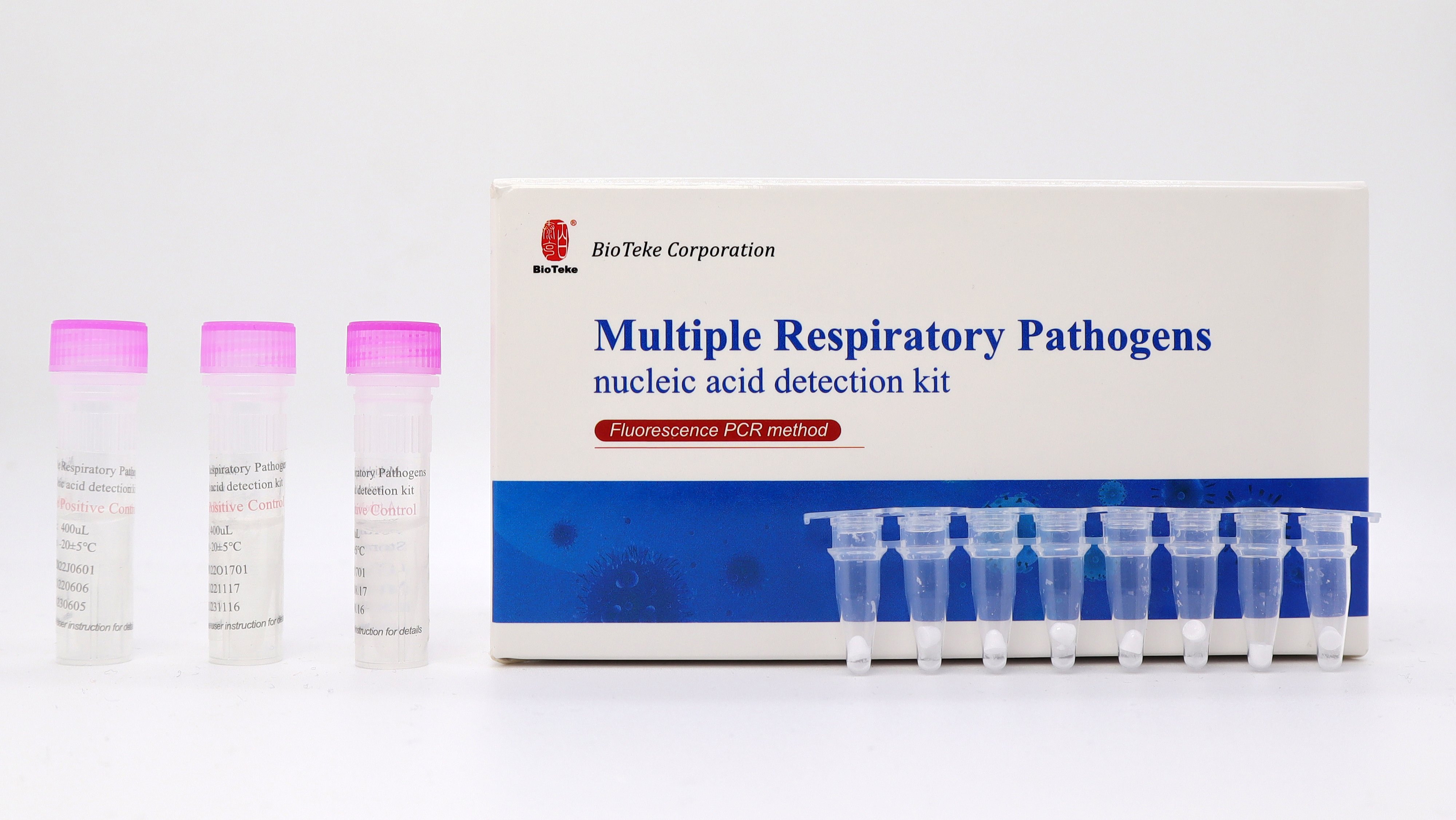 Kit de prueba de ácido nucleico para patógenos múltiples respiratorios de la marca Bioteke (liofilizado): múltiples funciones, rendimiento de primera clase