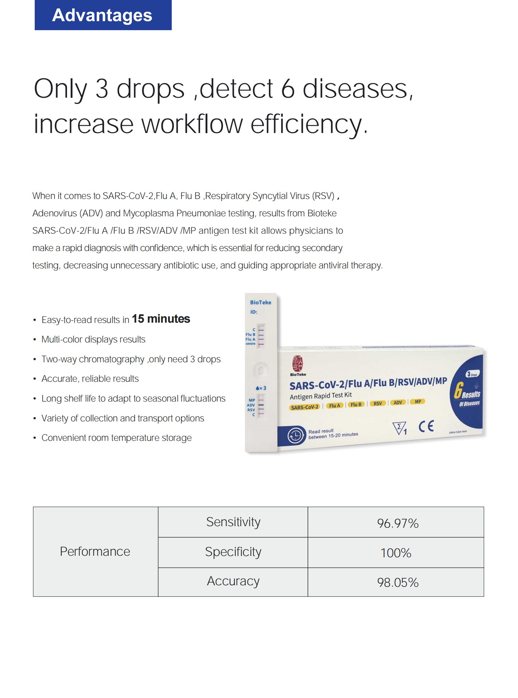 folleto de prueba bioteke 6 en 1 