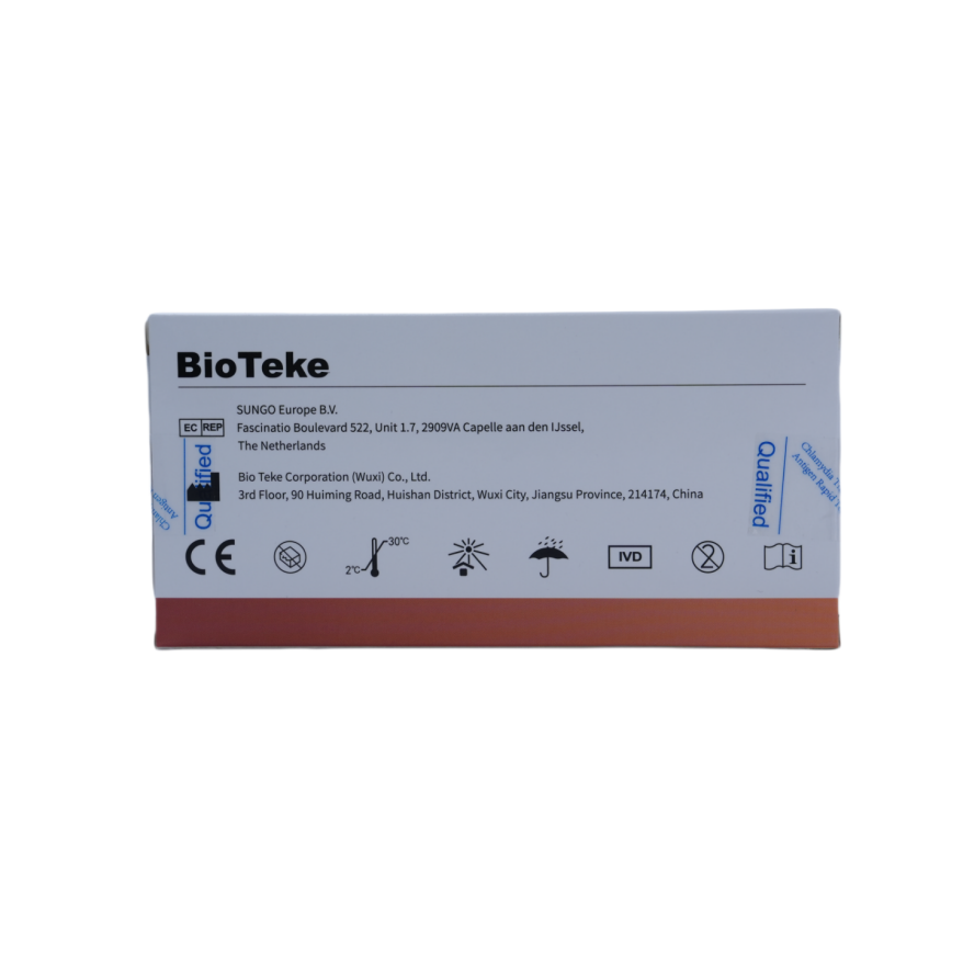 Bioteke Kit de prueba de antígeno rápido de Chalamydia trachomatis en el casete de diagnóstico de prueba de ITS en el hogar