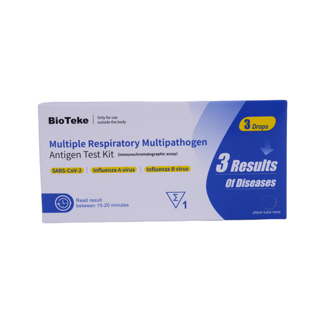 Kit de prueba de antígeno multipatógeno respiratorio múltiple （3 Resultados）