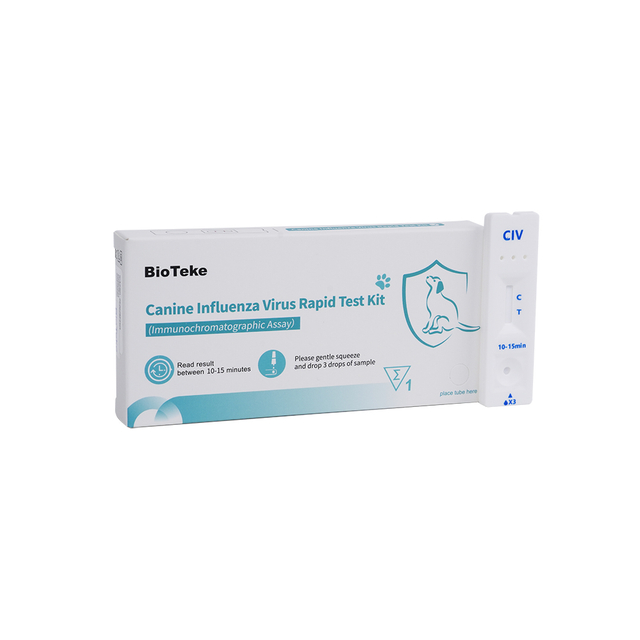 Kit de prueba rápida del virus de la influenza canina (CIV) (ensayo inmunocromatográfico) ICA2301-2