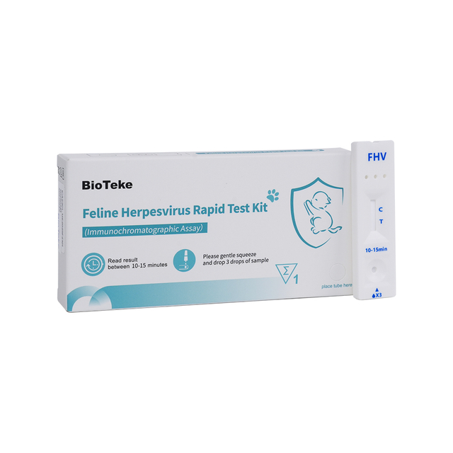 Kit de prueba rápida del herpesvirus felino (FHV) (ensayo inmunocromatográfico) ICA2301-14