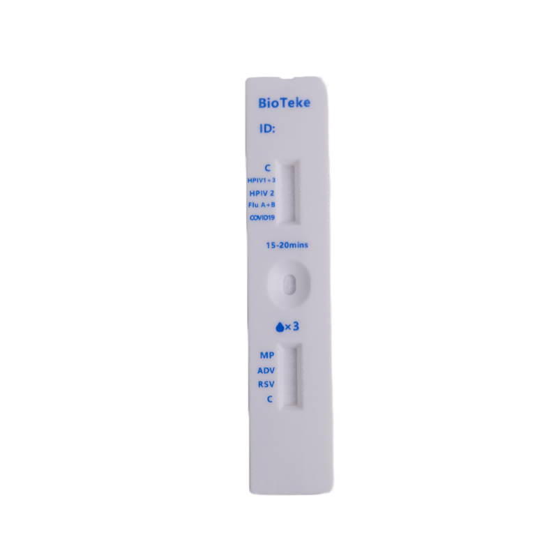 8 en 1 SARS-COV-2/FURA A+B/HPIV2/HPIV1+3/RSV/ADV/MP Kit de prueba rápida de antígeno