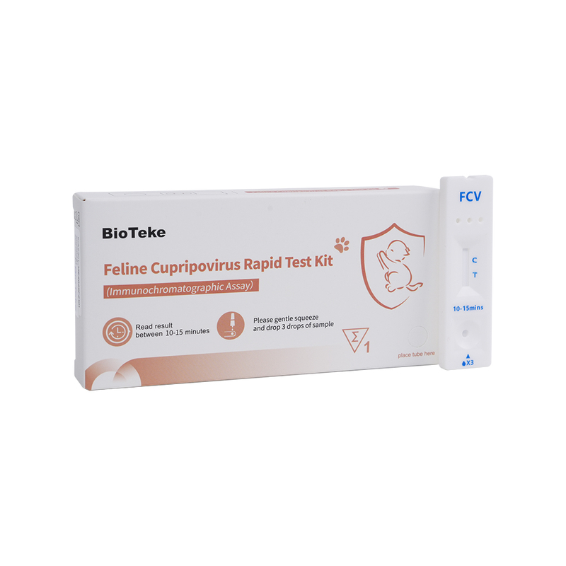 Kit de prueba rápida de Cupripovirus (FCV) felino (ensayo inmunocromatográfico) ICA2301-13