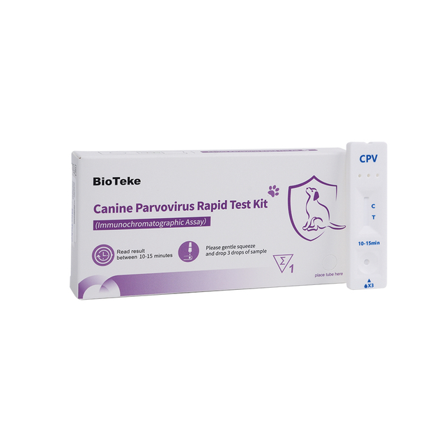 Kit de prueba rápida del virus del parvovirus canino (CPV) (ensayo inmunocromatográfico) ICA2301-4