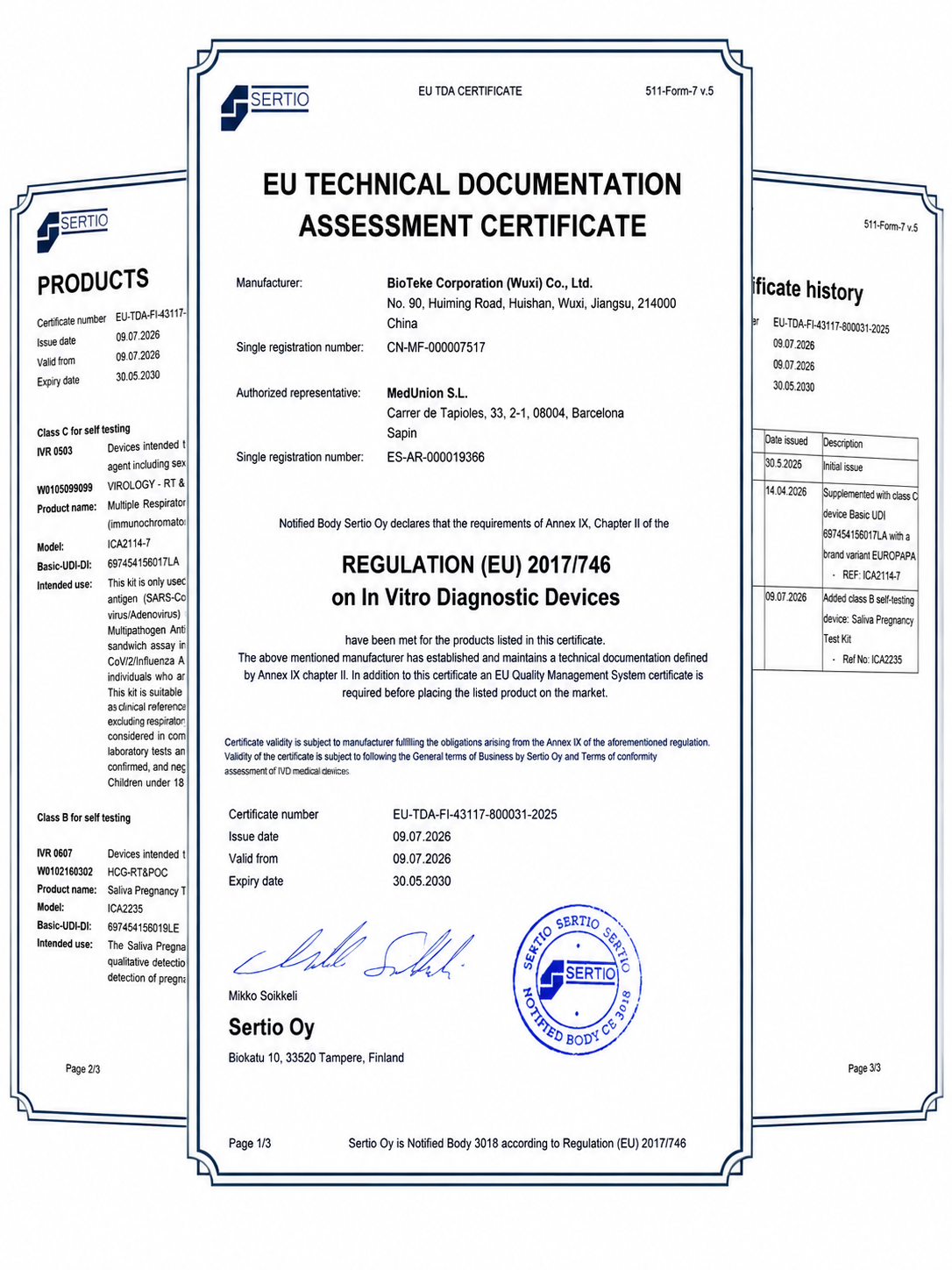 CERTIFICADO IVDR